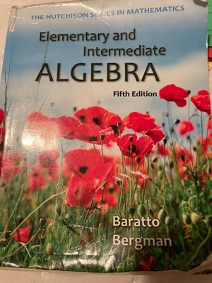 elementary and intermediate algebra 5th edition