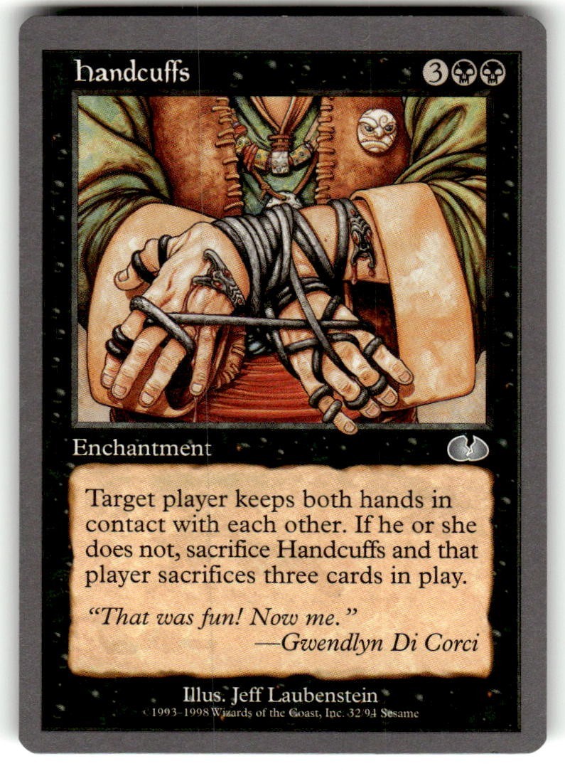 Handcuffs Unglued Regular MTG