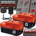 2Pack 18V for Black & Decker HPB18 18 Volt Battery/Charger HPB18-OPE 244760-00