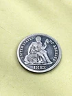 1883 US SEATED LIBERTY DIME 10C NICE COIN SEE PHOTOS