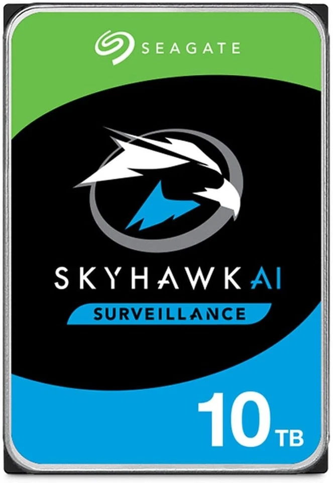 Seagate SkyHawk AI 10TB 3.5" SATA 7200RPM 256MB Surveillance HDD ST10000VE001 - Image 1 of 1