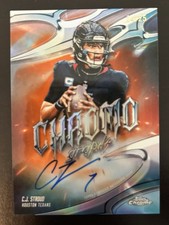2025 Topps Chrome Football CJ Stroud CHROMOGRAPH SSP /25 Autograph
