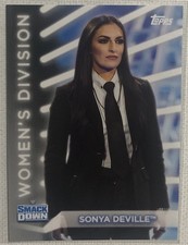 2021 Topps Women’s Division WWE Wrestling Sonya Deville Roster Insert Card R-24