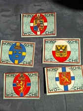 Notgeld 5x Nordische Woche 1921 geb.