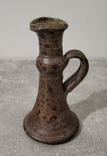 Pichet Soliflore Original en Grès Type Jean Marais Ancien Vintage Hauteur 14cm