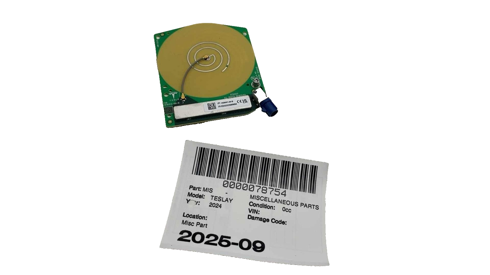 ⭕ 2020-2024 Tesla Model Y  Antenna GPS GNSS Rain Sensor Module Unit 1920001-00-B