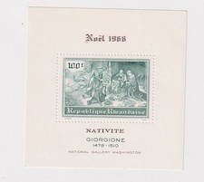 (rwanda)1968 Sc 280 painting,noel s/s MNH      x192