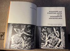 Weapons and Fighting Arts of the Indonesian Archipelago Book Pentjak Silat