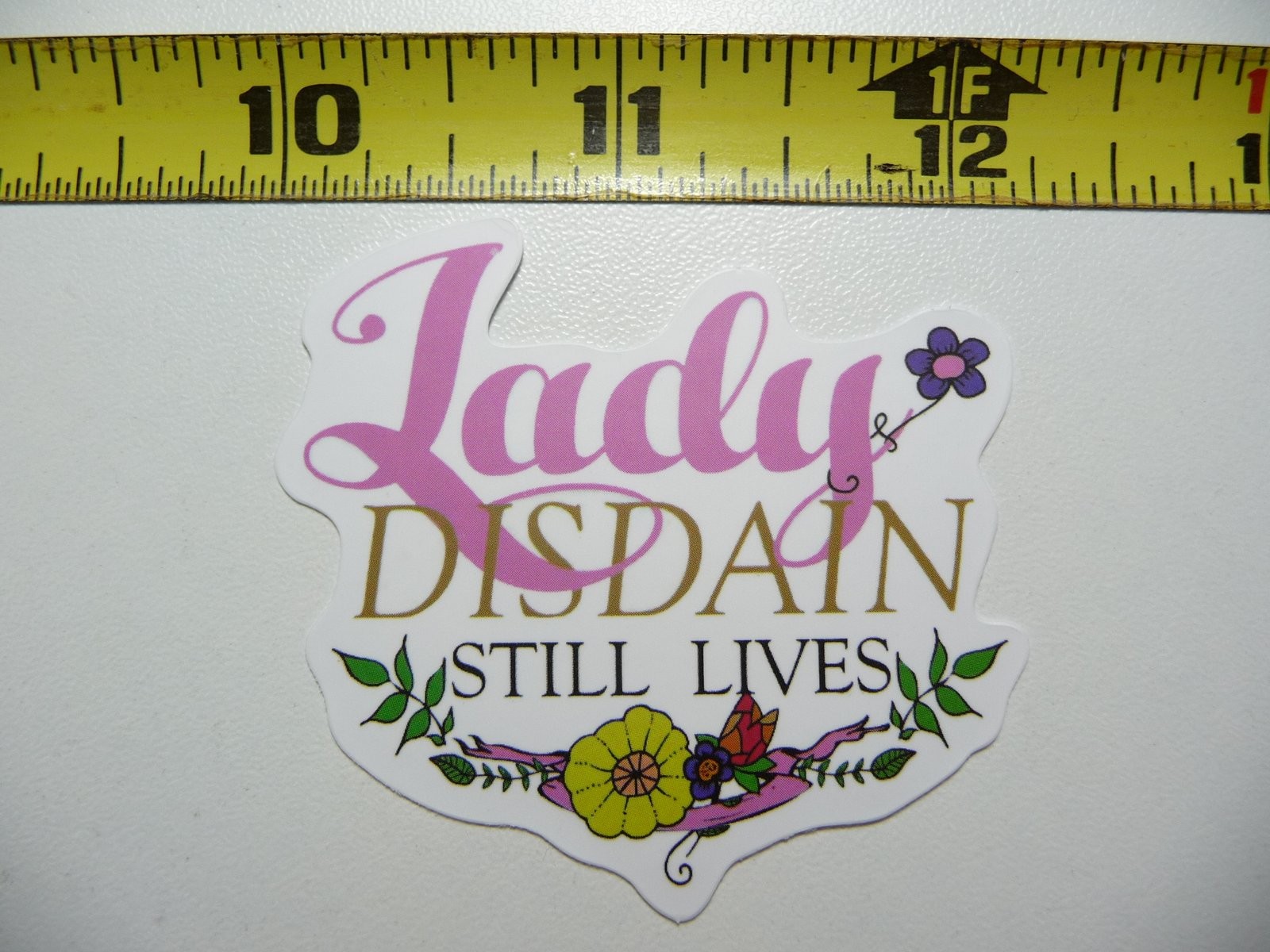 Sarcastic Lady Disdain Lives Funny Sticker Decal Quote