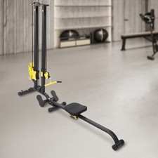 Macchina Pull Down Multifunzione Barra Bassa Fila Cavo Fitness Corpo Allenamento Palestra