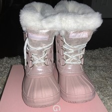 London Fog Water- Resistant Kids Boots Size 9 New Blush/pink