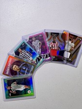 Topps Chrome Panini Select Soccer Cards 6 Card Lot Autograph Numbered Relic