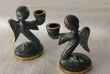 Engel -Mid Century Bronze Gluttöter Patiniert Bronze 2x Stück Walter Bosse