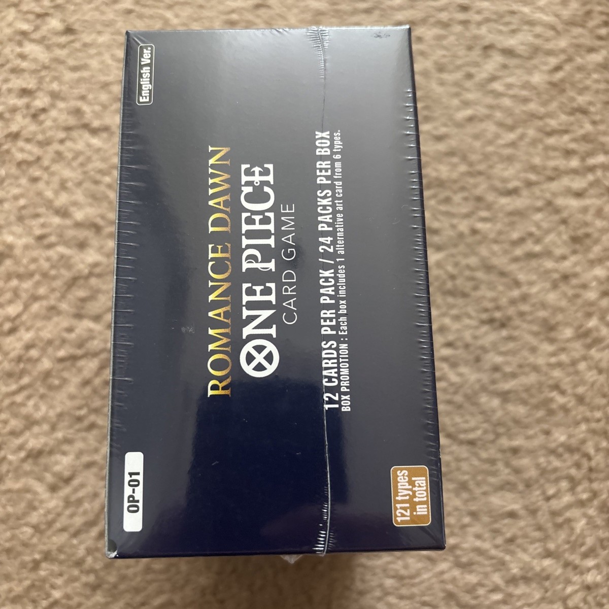 One Piece EN OP-01 Romance Dawn Blue Bottom Booster Box Sealed