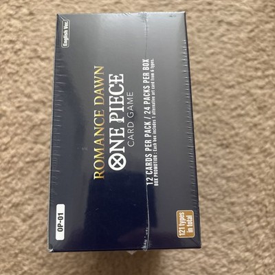 One Piece EN OP-01 Romance Dawn Blue Bottom Booster Box Sealed