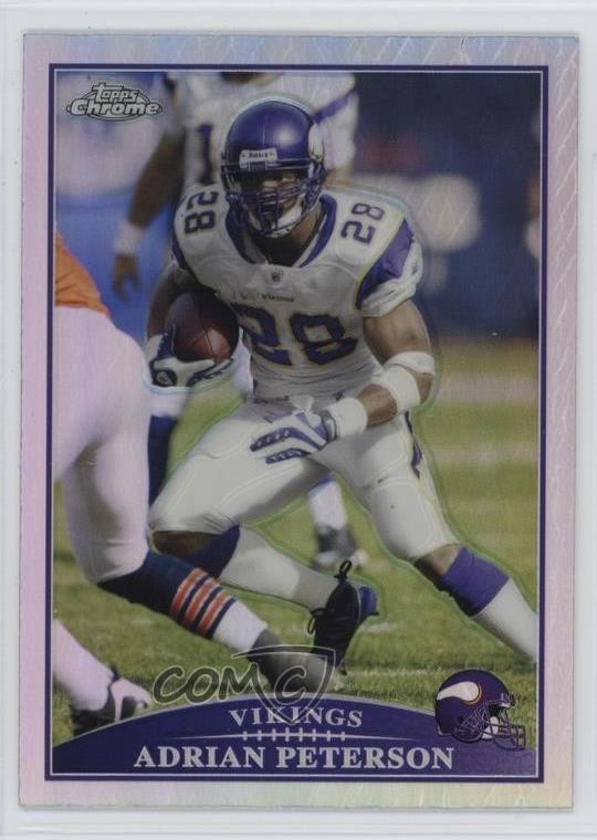 2009 Topps Chrome Refractor Adrian Peterson #TC28 0b6c