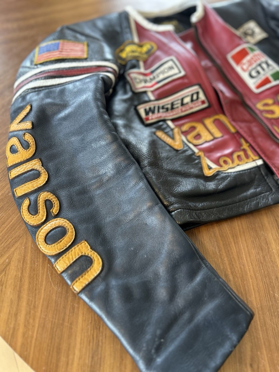 セール！80’s Vanson One Star Leather Jacket VANSON STAR JACKET