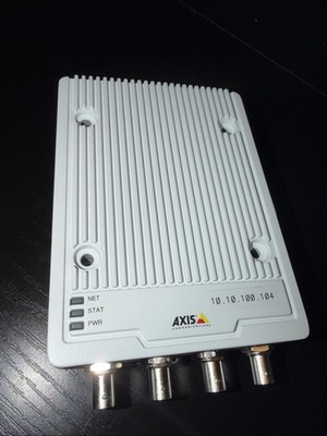 AXIS M7104 Video Encoder 01679-001-02; 4 Channels; U/A 1856401 - PoE 44-57 V