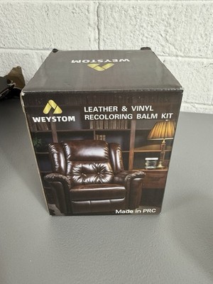 Weystom Leather And Vinyl Recoloring Balm Kit *OPEN BOX* *GRAY*