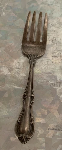 ❤️Vintage Joan of Arc International Silver-plate Baby Fork 4 1/4"