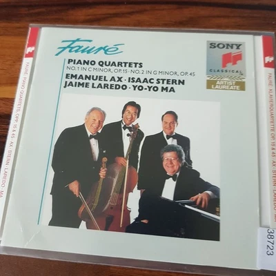 EMANUEL AX, ISAAC STERN, JAIME LAREDO, YO-YO MA faure - piano quartets VG/EX - Bild 1 von 3