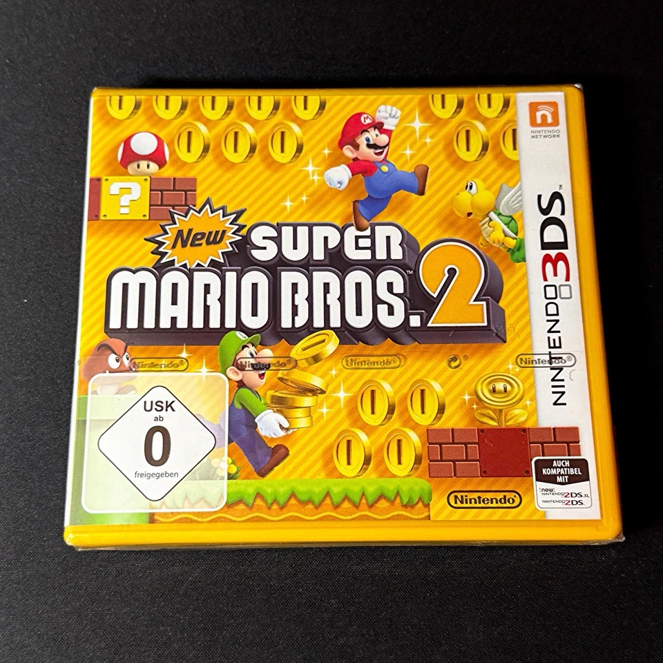 Neu: New Super Mario Bros 2 Nintendo 3DS Spiel Jump n Run sealed game rare - Bild 3 von 4