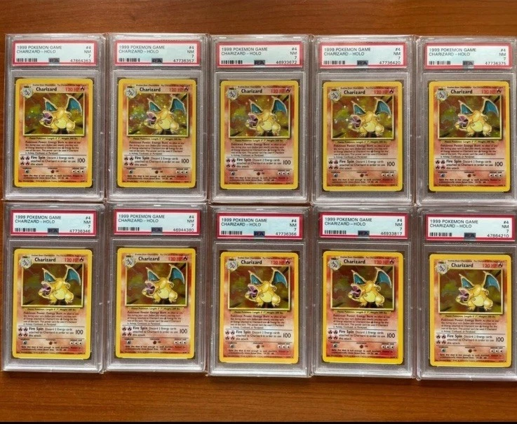 Pokémon Charizard+graded! 5 Card Lot! Garenteed V Or Better! Alt Art God Pack! - Image 2 of 4
