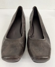 Kim Rogers Women's Size 8.5 Brown Vegan Slip On Comfort Foam Loafers