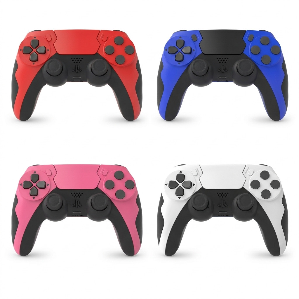 Manette PS4 manette PC gamer sans fil avec joystick de rechange noir