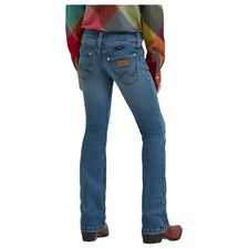 112368277 Wrangler X Lainey Wilson Girls Boot Hugger Jean - Wrangler Blue NEW