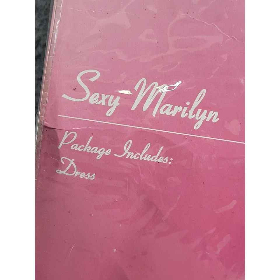 Sexy Vestido Disfraz Marilyn Adulto Fiesta Halloween Blanco Talla Mediana 8-10 Foto 2 de 4