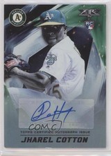 2017 Topps Fire Auto 11/500 Jharel Cotton #FA-JC Auto 0nr3