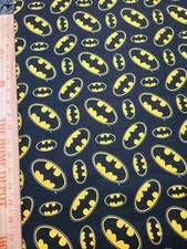 Batman Cotton Fabric 45" Wide By The Yard