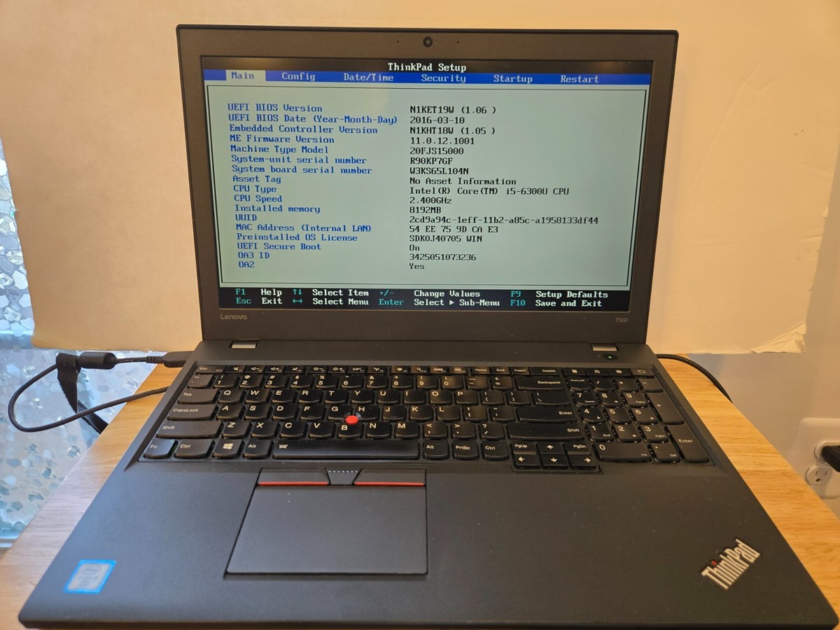 Lenovo ThinkPad T560, i5-6300U CPU 2.60GHz 8GB RAM | eBay