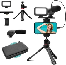 Movo uVlogger- Android/USB-C Compatible Vlogging Kit Smartphone Video Kit... 