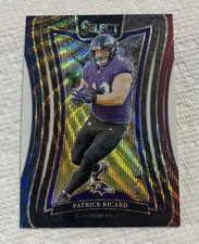 2024 Panini Select #368 Patrick Ricard Tri-Color Prizm #017/149 Baltimore Ravens