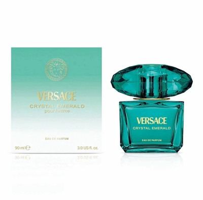 Versace Crystal Emerald Eau de Parfum Spray Perfume, Regular Size 3.0 fl oz