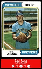 1974 Topps - #574 Bill Parsons EX