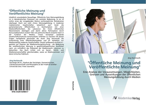 ÖFfentliche Meinung Und VeröFfentlichte Meinung | Buch | 9783639439847-image