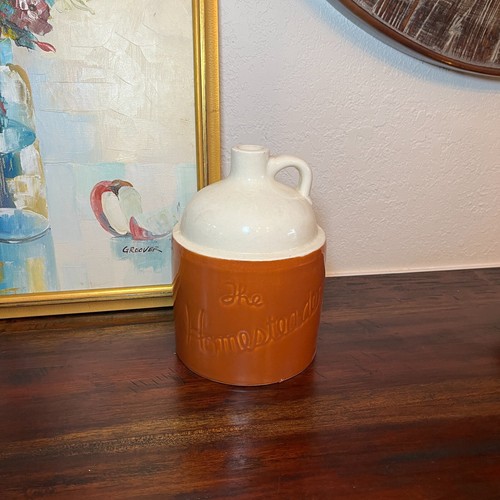 Vintage Topf Kanne "The Homesteader" Dekor Cottagecore, Country, Grannycore Rost - Bild 7 von 9