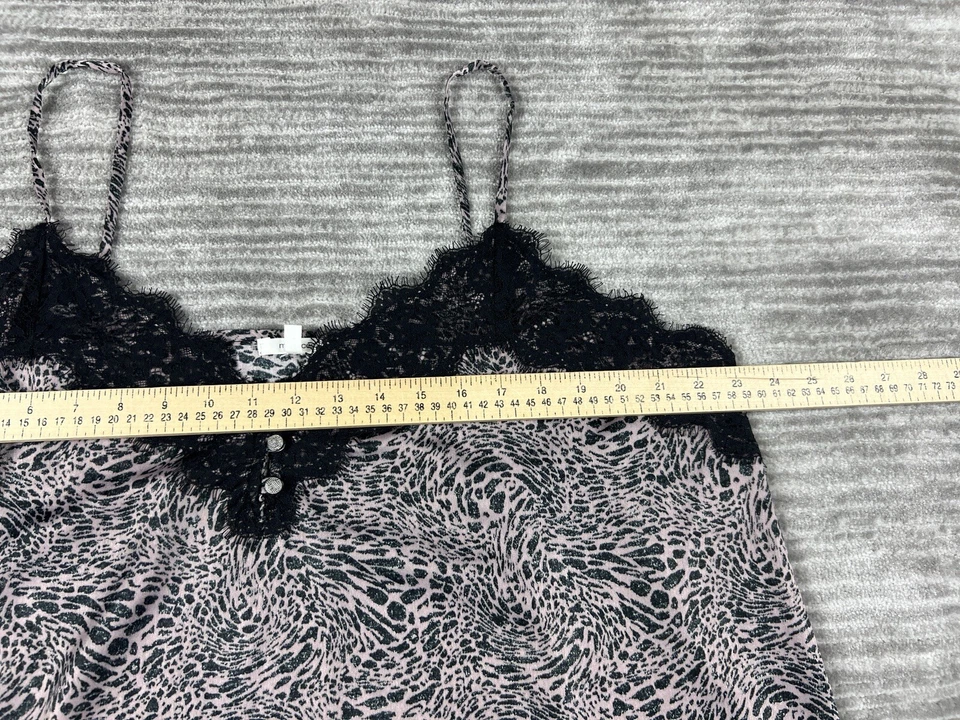 Camiseta sin mangas Maurices para mujer 2 estampado animal cami camisola encaje guepardo leopardo Foto 4 de 4