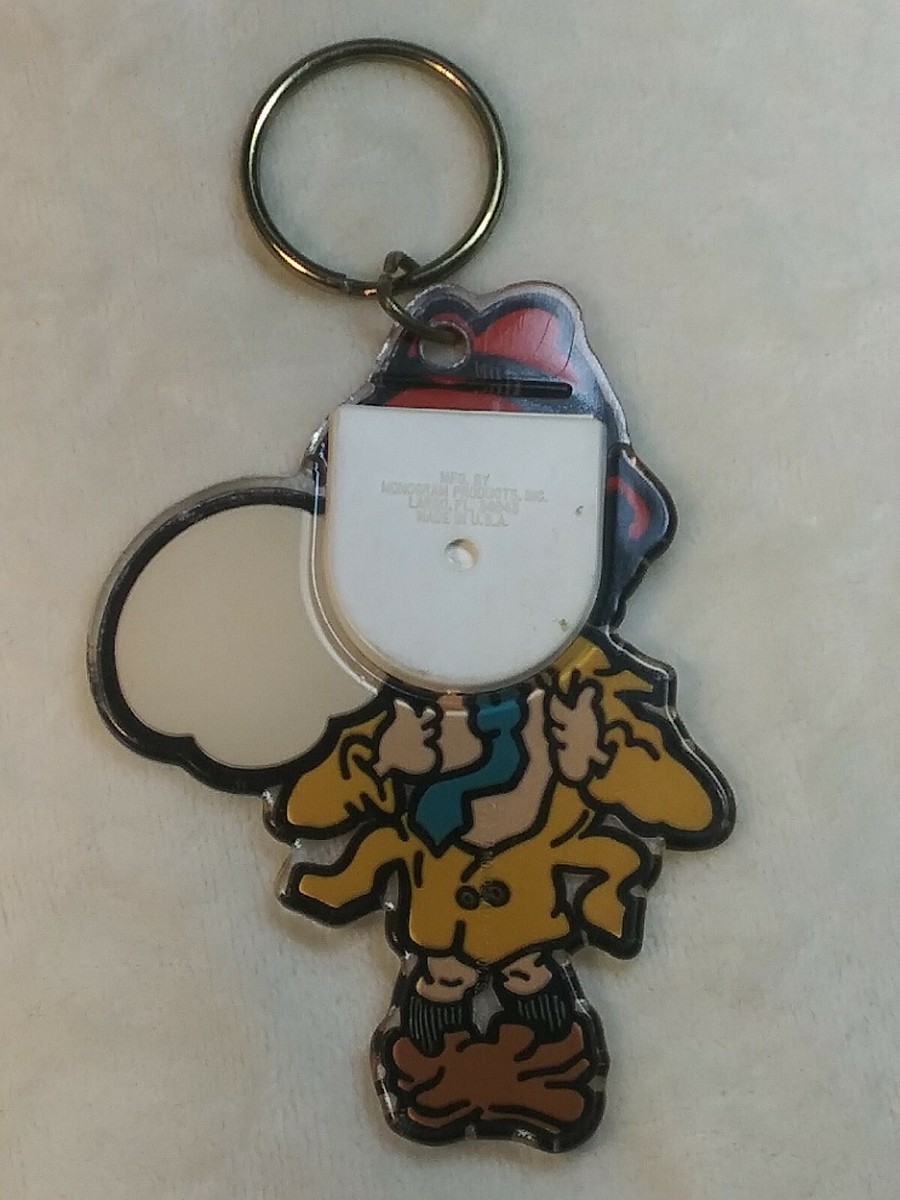 Vintage Keychain Dirty Mind Terrible Thing to Waste Picture Frame