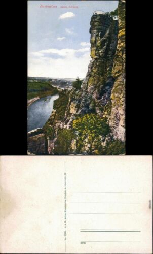 Ansichtskarte Rathen Basteifelsen 1928 - Bild 1 von 3