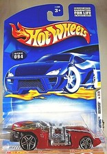 2000 Hot Wheels #94 First Editions 34/36 ARACHNOROD Red w/Chrome Pr5 Sp '01 Card