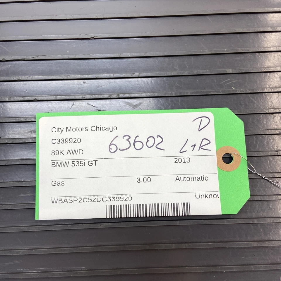 2010-2017 BMW 535i GT F07 Right & Left Roof Trim Molding Silver OEM *NOTE - Image 2 of 4