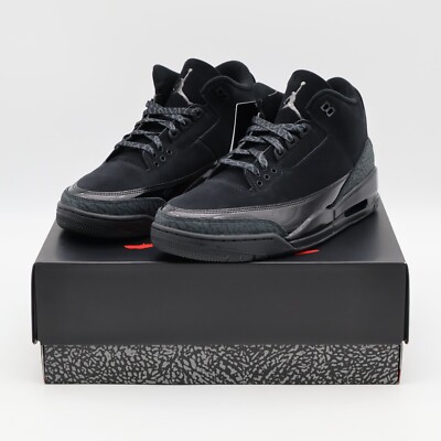 CT8532-001 Nike Air Jordan 3 Retro Black Cat (2025) (Men's) | eBay
