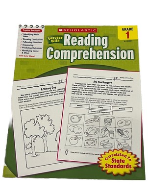 Scholastic Success With Reading Comprehension Grade 1 Softcover Workbook 2010