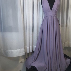 heavenly hues dusty purple maxi dress