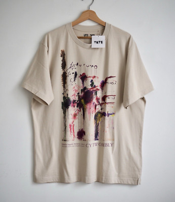 Cy Twombly Autunno Painting Art Uniqlo TATE Gallery T Shirt Size Medium
