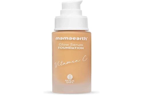 Mamaearth Glow Serum Foundation for 12-Hour Long Stay- 03 Nude Glow - 30 ml - Picture 1 of 9